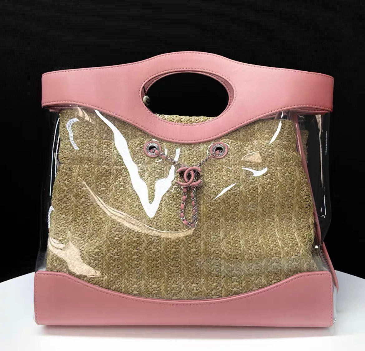 Chanel Chanel 19 Calfskin Pink Shoulder Bag