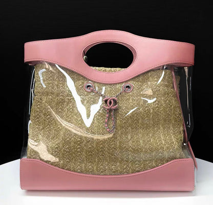 Chanel Chanel 19 Calfskin Pink Shoulder Bag