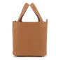 Luxury Hermes Picotin Lock Pm Taurillon Clemence Hand Bag Gold