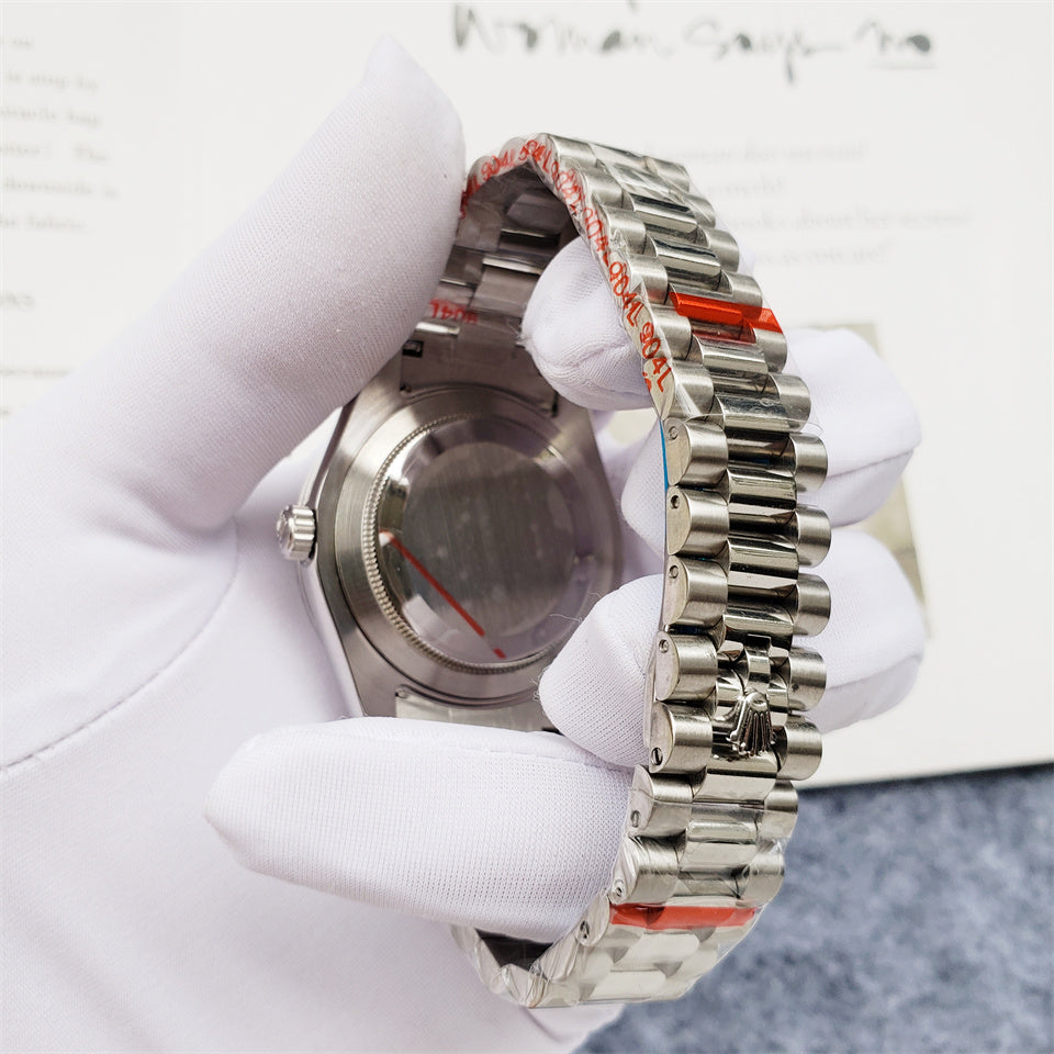 Rolex Day-Date 40mm White Dial Silver
