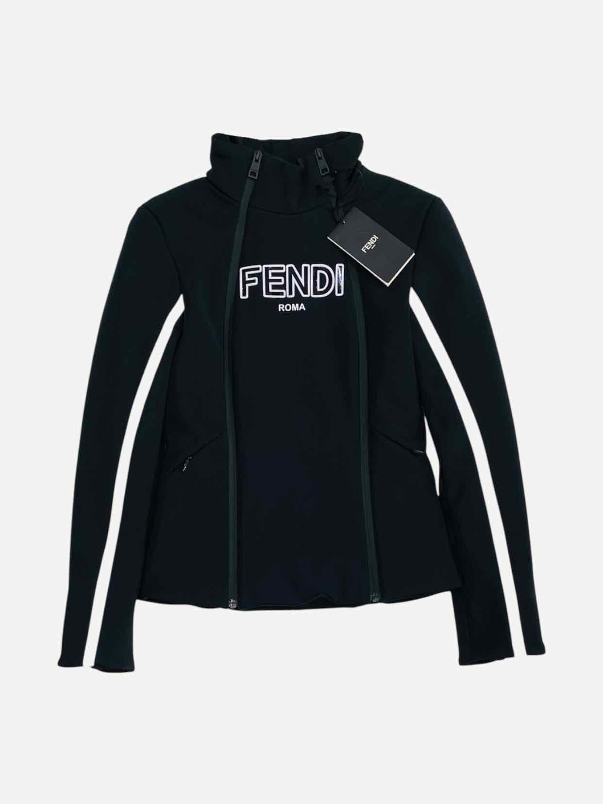 FENDI Panelled Black Size US 2 Jacket