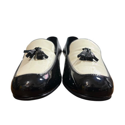 Saint Laurent Paris Bicolor Patent Leather Pumps