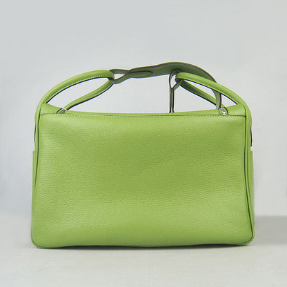 Luxury Hermes Lindy 34Cm Handbag 6208 Green Silver