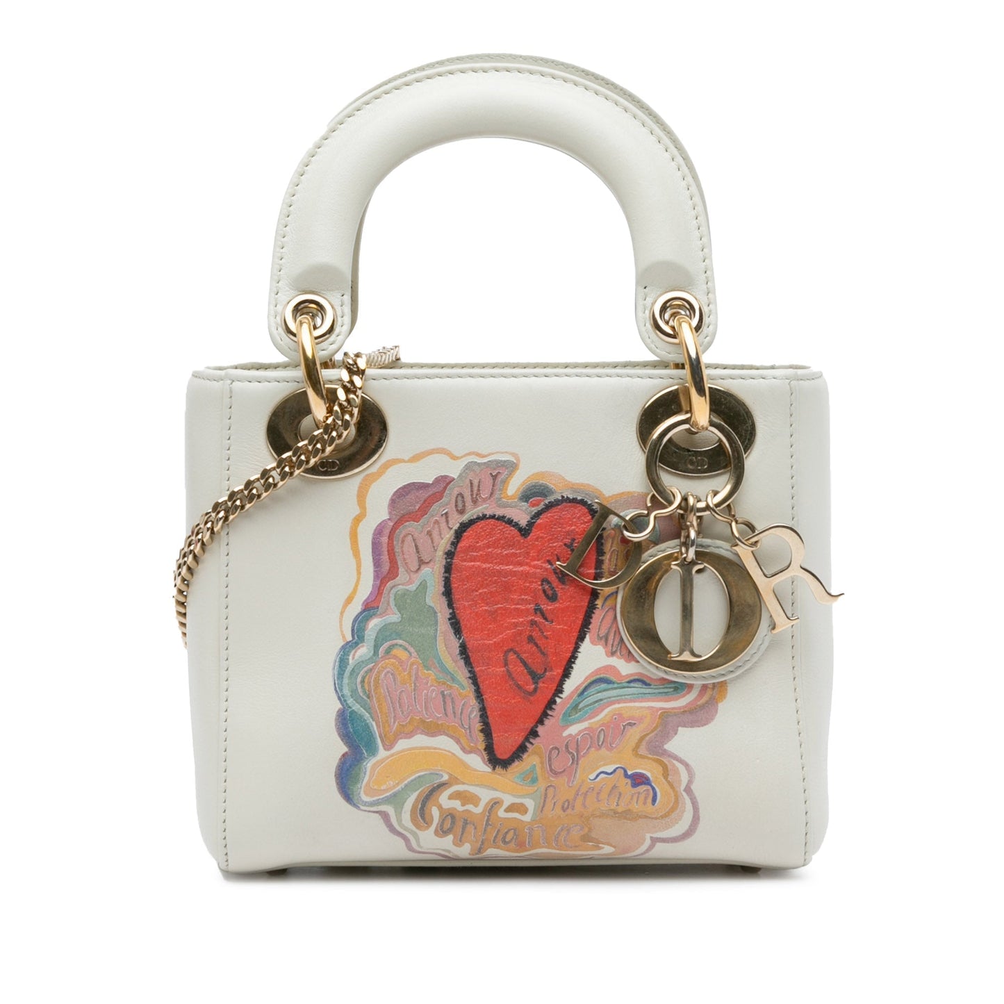 Dior Lady Dior Niki Chain Leather Shoulder Bag