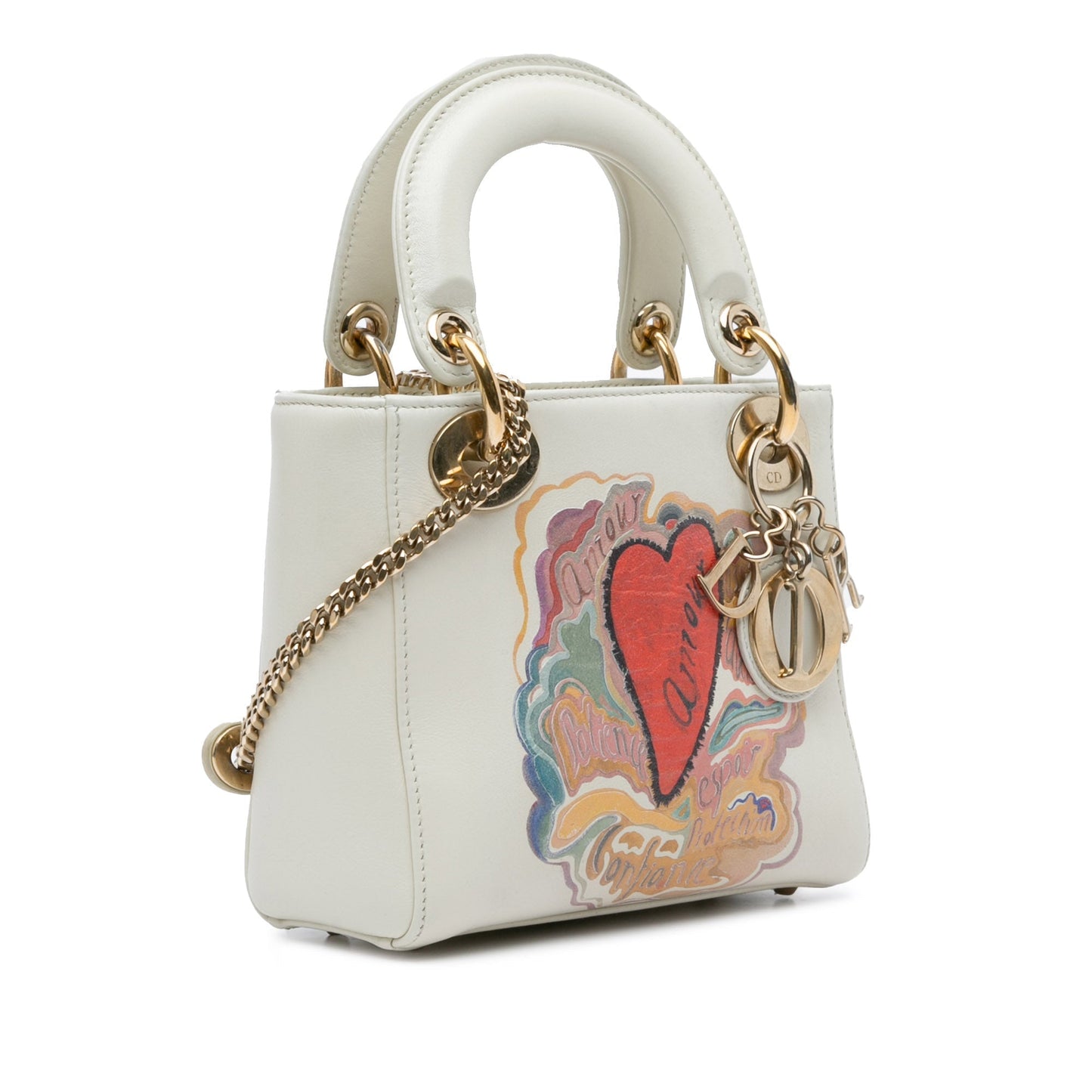 Dior Lady Dior Niki Chain Leather Shoulder Bag