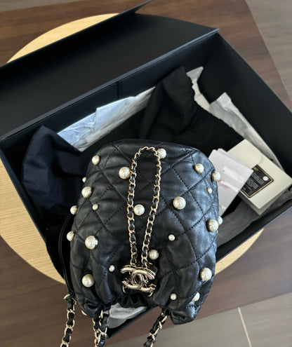 Chanel Luxury Leather Handbag Style 13