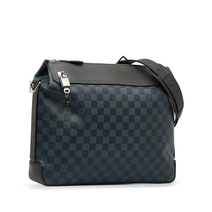 Blue Louis Vuitton Damier Cobalt Greenwich Messenger Crossbody Bag