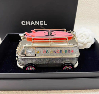 Chanel 24C Mini Bus Van Hollywood Minaudiere Mini Bag Handbag Collectible