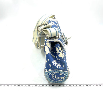 Dior Surf Chick Shoulder Bag Blue and White Chinese Porcelain Print