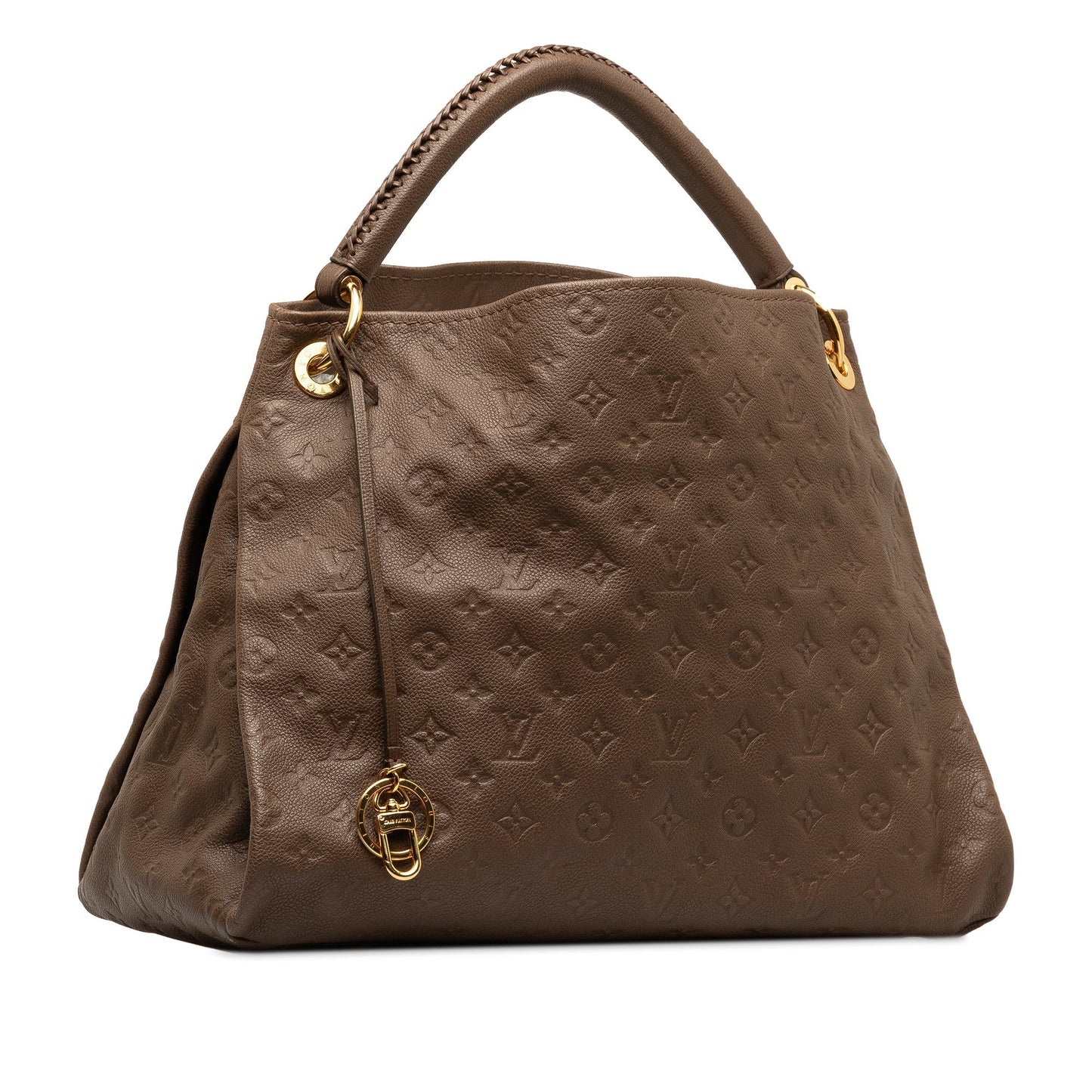 Brown Louis Vuitton Monogram Empreinte Artsy MM Hobo Bag