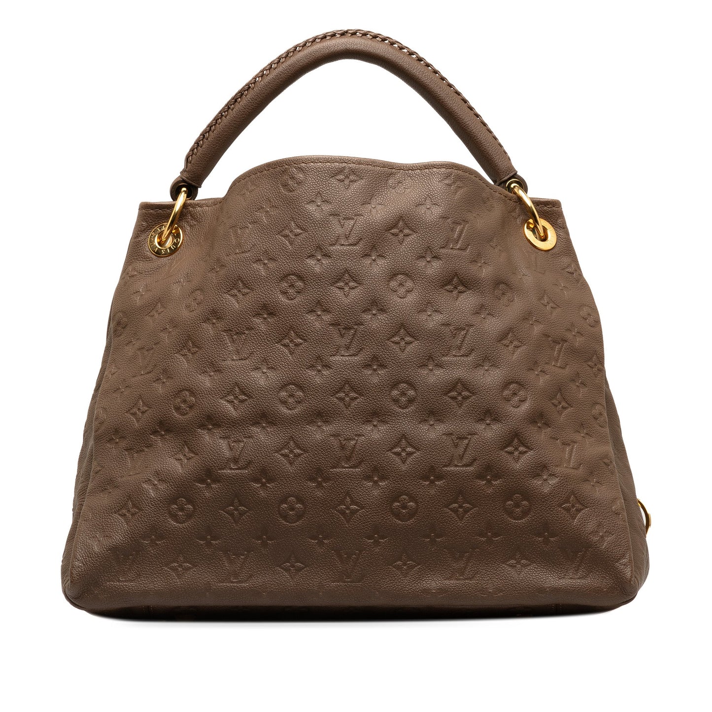 Brown Louis Vuitton Monogram Empreinte Artsy MM Hobo Bag