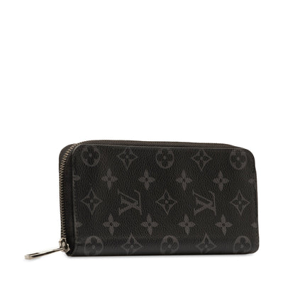 Black Louis Vuitton Monogram Eclipse Zippy Wallet