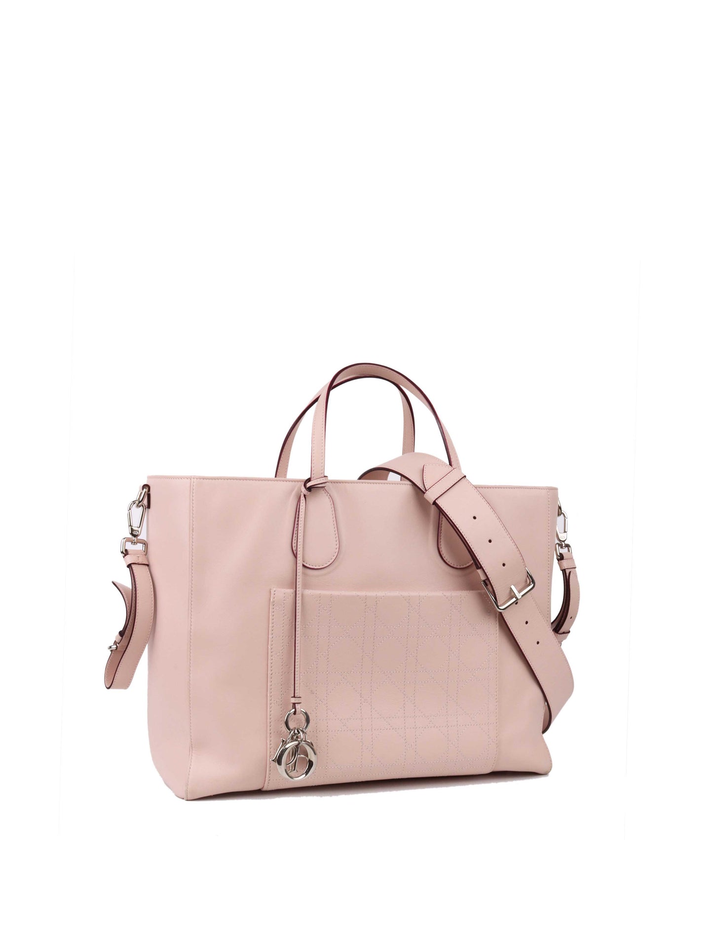 Dior Pink Leather Diaper Tote
