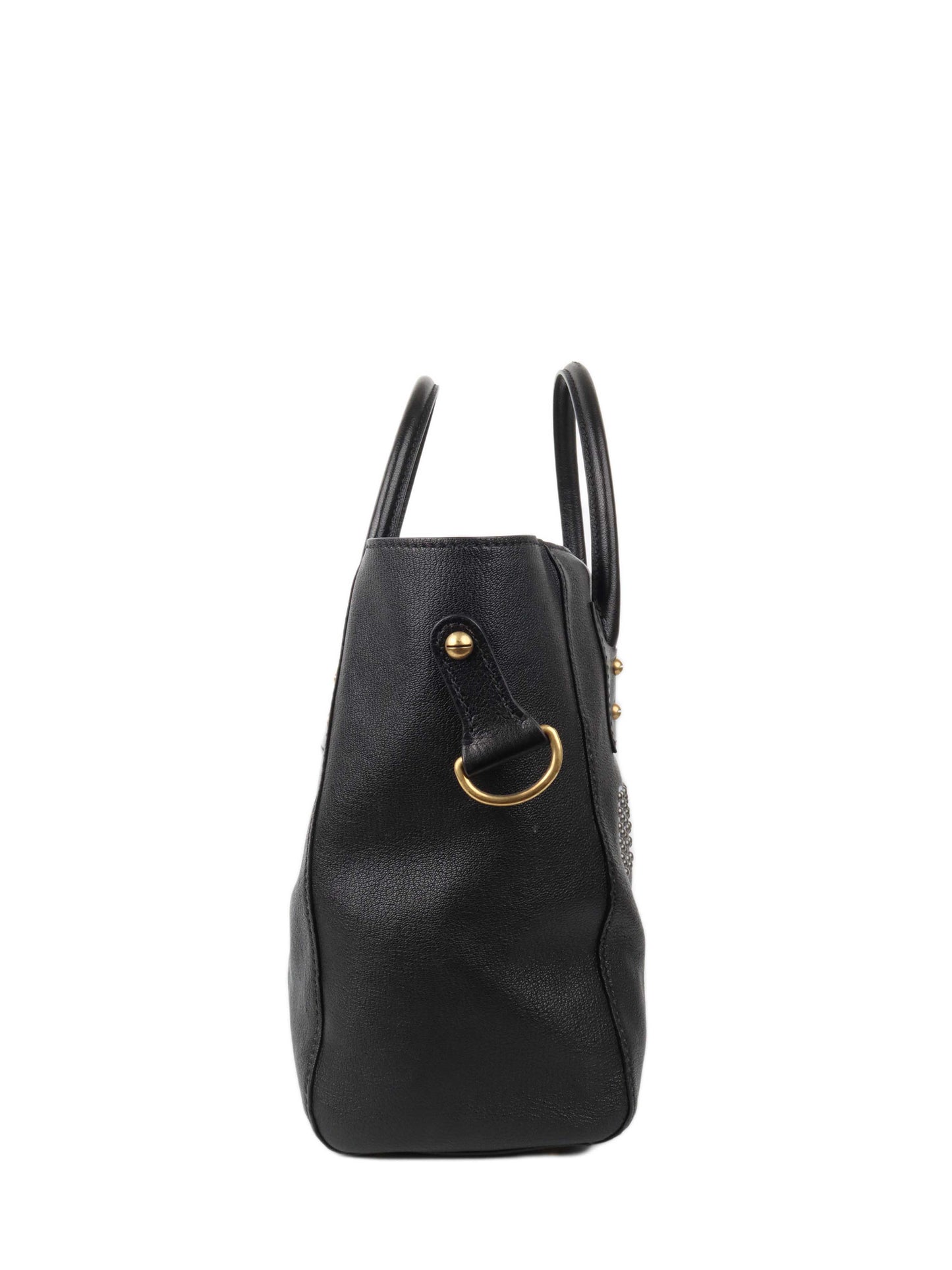 Dior Diorangeles Studded Leather Tote