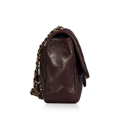 Chanel Lambskin Brown Shoulder Bag