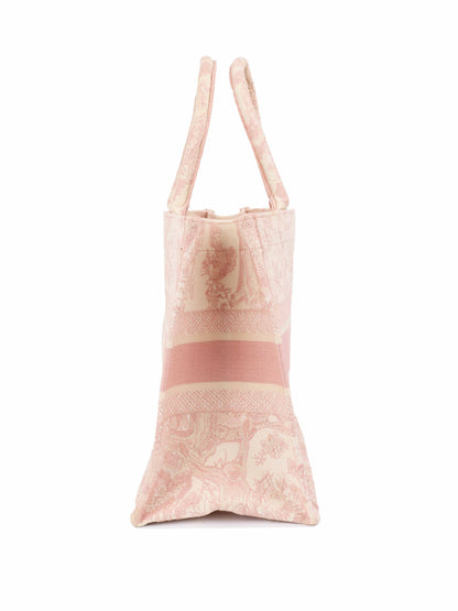Dior Pink Cream Medium Book Tote