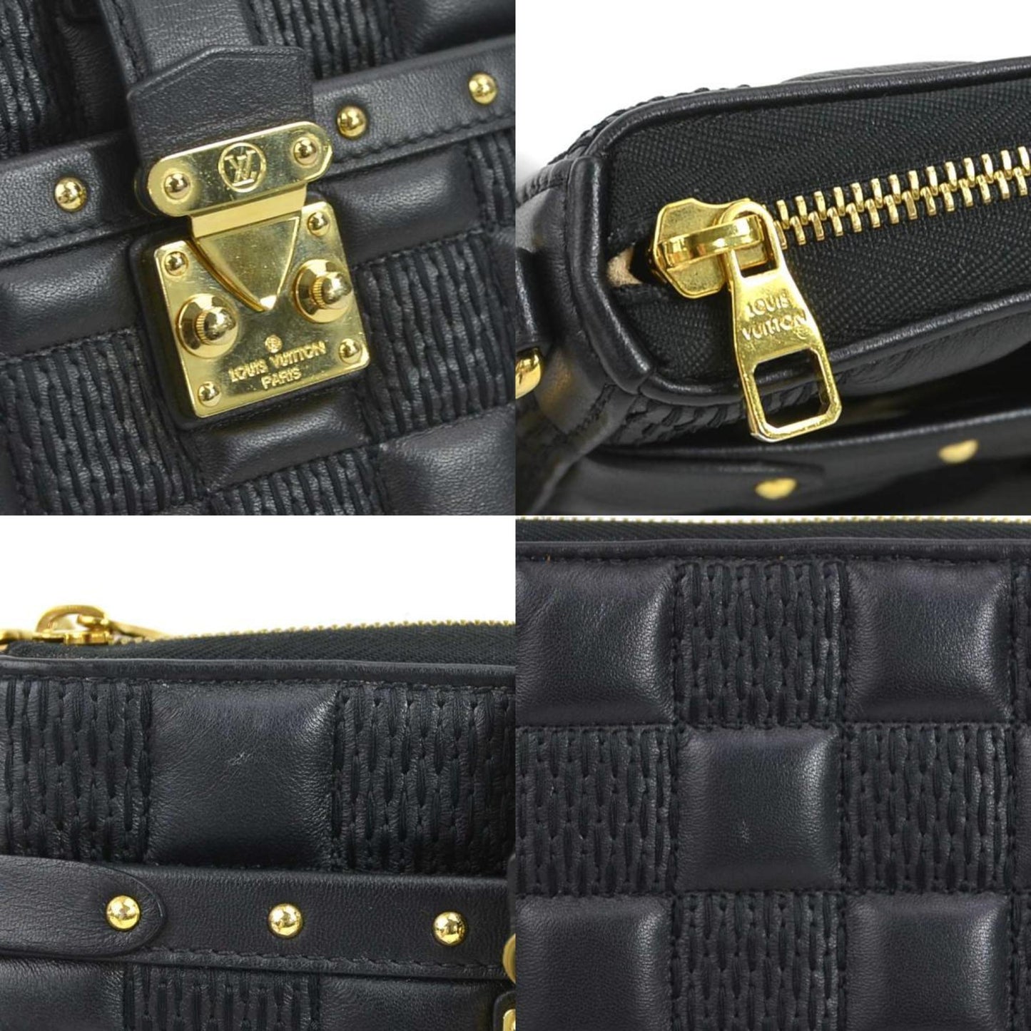 Louis Vuitton  Leather Pochette Shoulder Bag