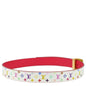 Louis Vuitton 2008 White Multicolor Ceinture Belt M9682 #80/32