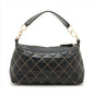 Chanel Black Lambskin Leather Handbag With Gold Hardware