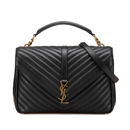 Saint Laurent YSL Monogram V Stitch 2Way Bag