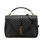 Saint Laurent YSL Monogram V Stitch 2Way Bag