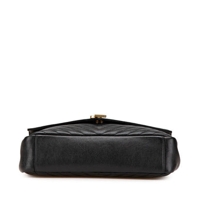 Saint Laurent YSL Monogram V Stitch 2Way Bag
