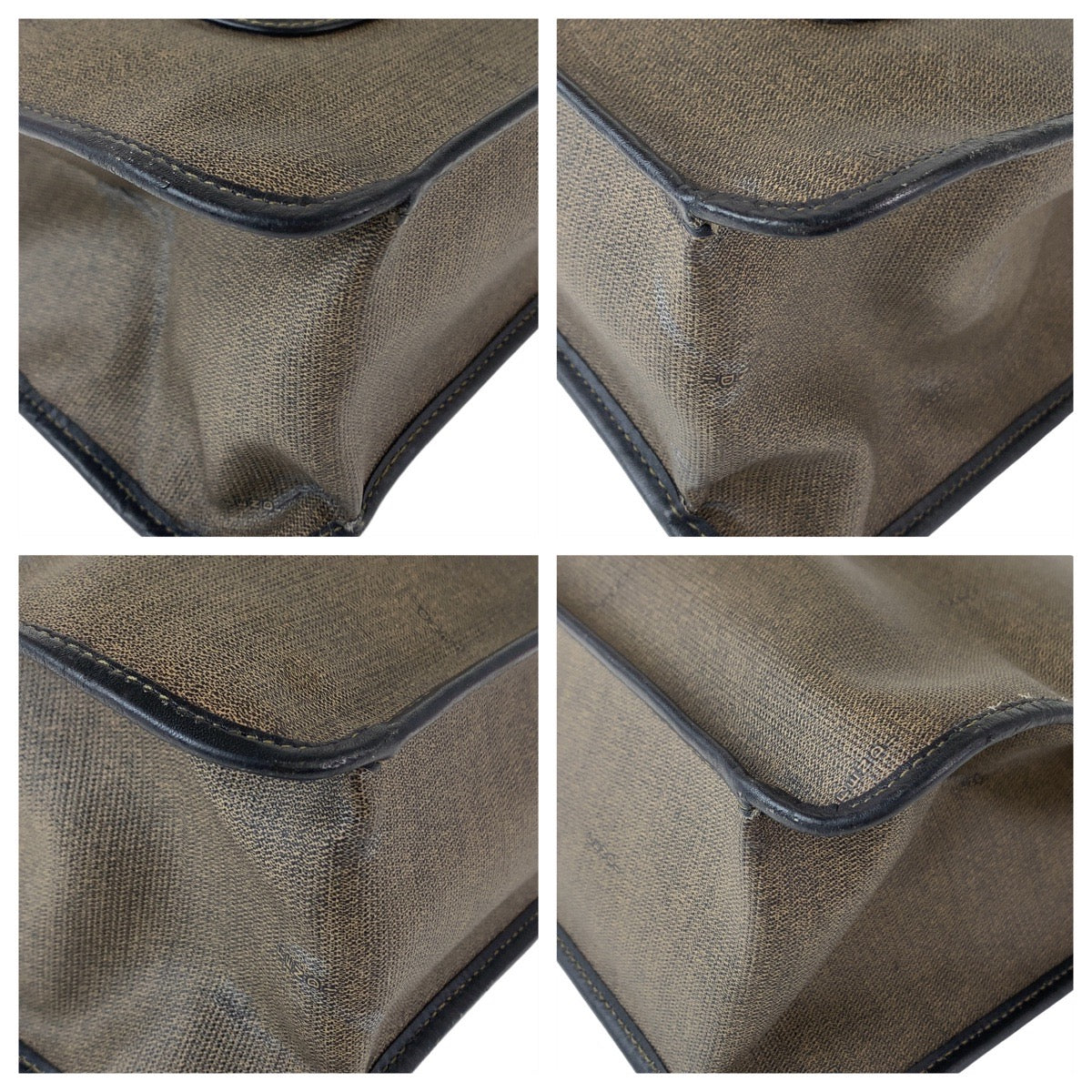Fendi Tote Leather Red Tote Bag Style 19