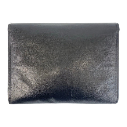 Dior Shoulder Bag leather Black GoldMetal