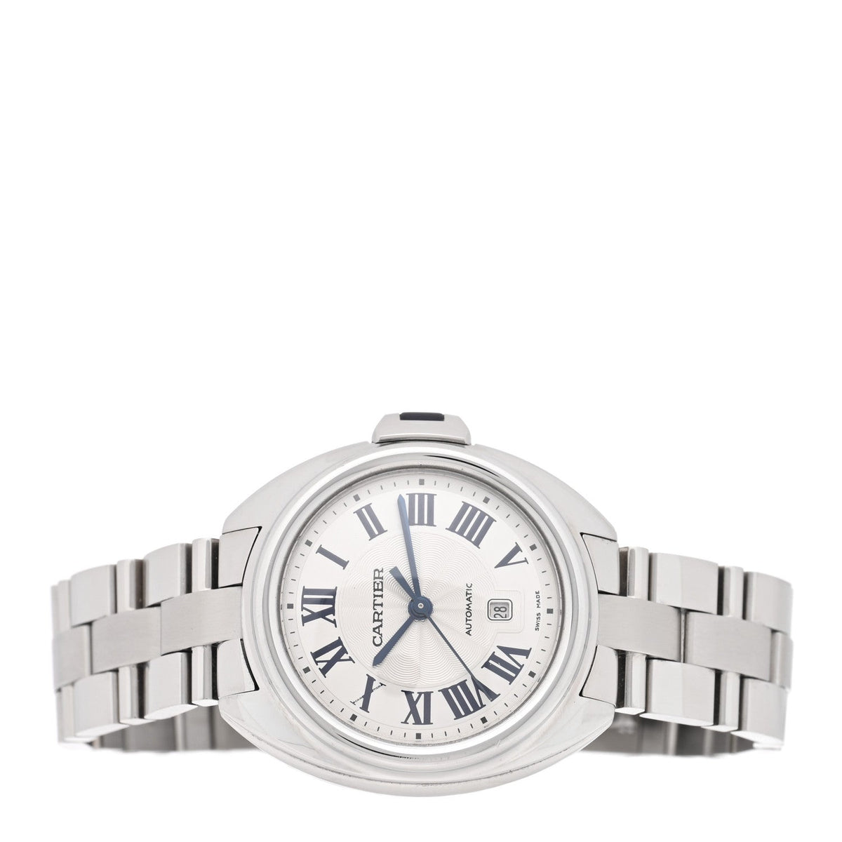 Stainless Steel 31mm Cle De Cartier Automatic Watch