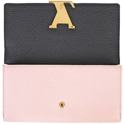 Louis Vuitton  Leather Long Wallet (Bi-Fold)