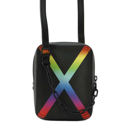 Louis Vuitton  Noir Taiga Leather Shoulder Bag