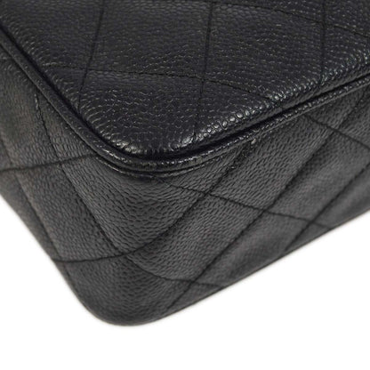 Chanel Black Caviar Camera Bag Large