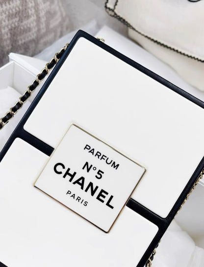 Chanel Luxury Leather Black Clutch Style 6