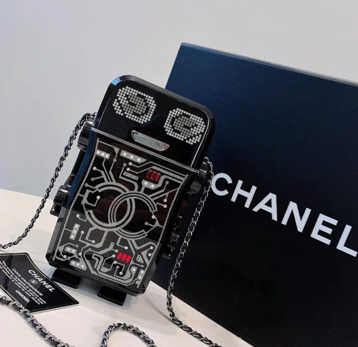 Chanel Luxury Leather Clutch Leather