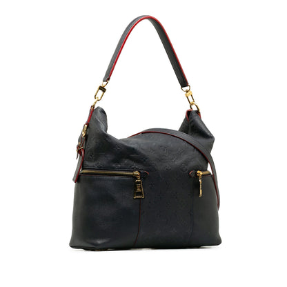 Blue Louis Vuitton Monogram Empreinte Melie Satchel