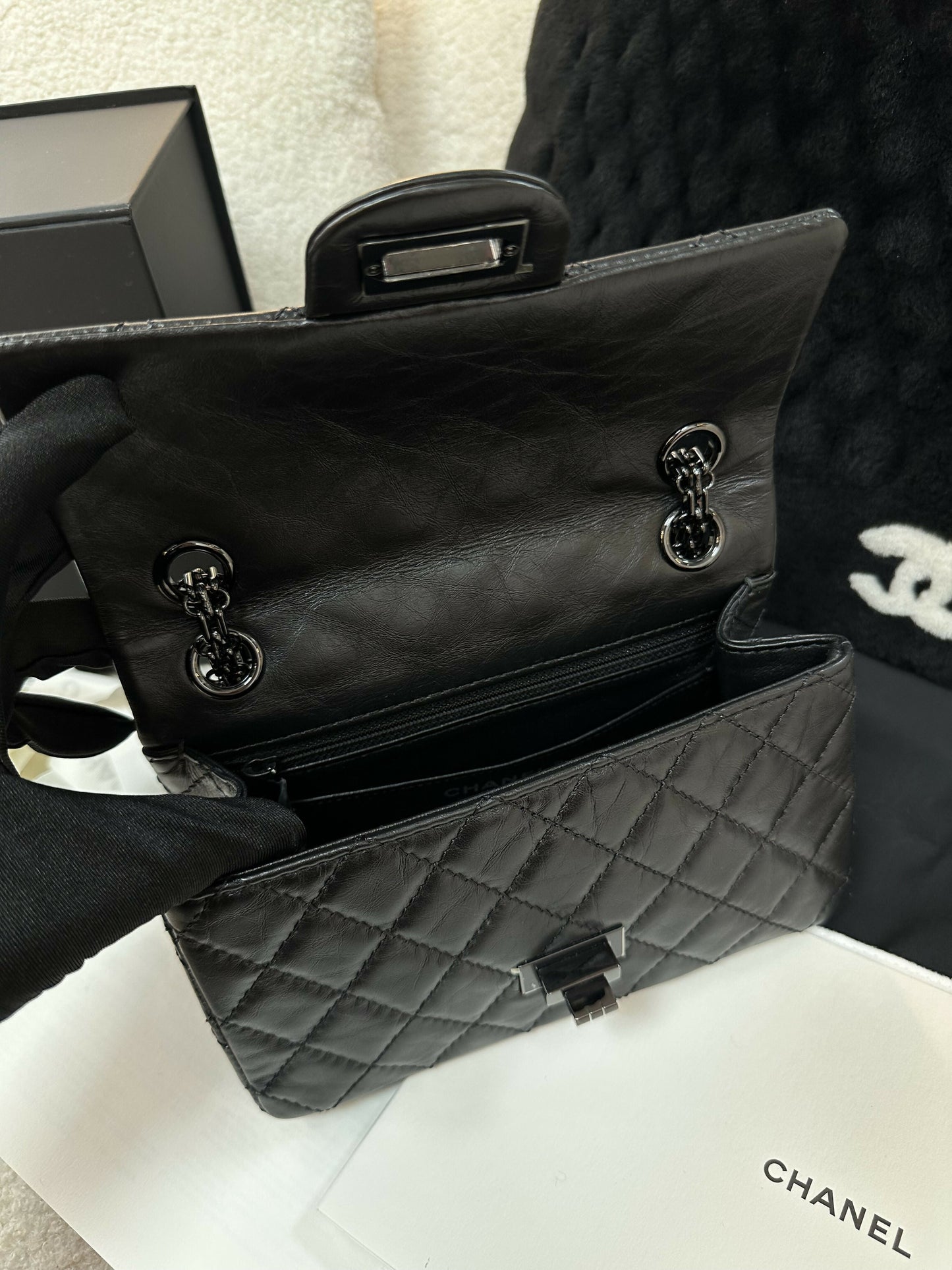 Chanel 21 2 55 Mini So Black Bag