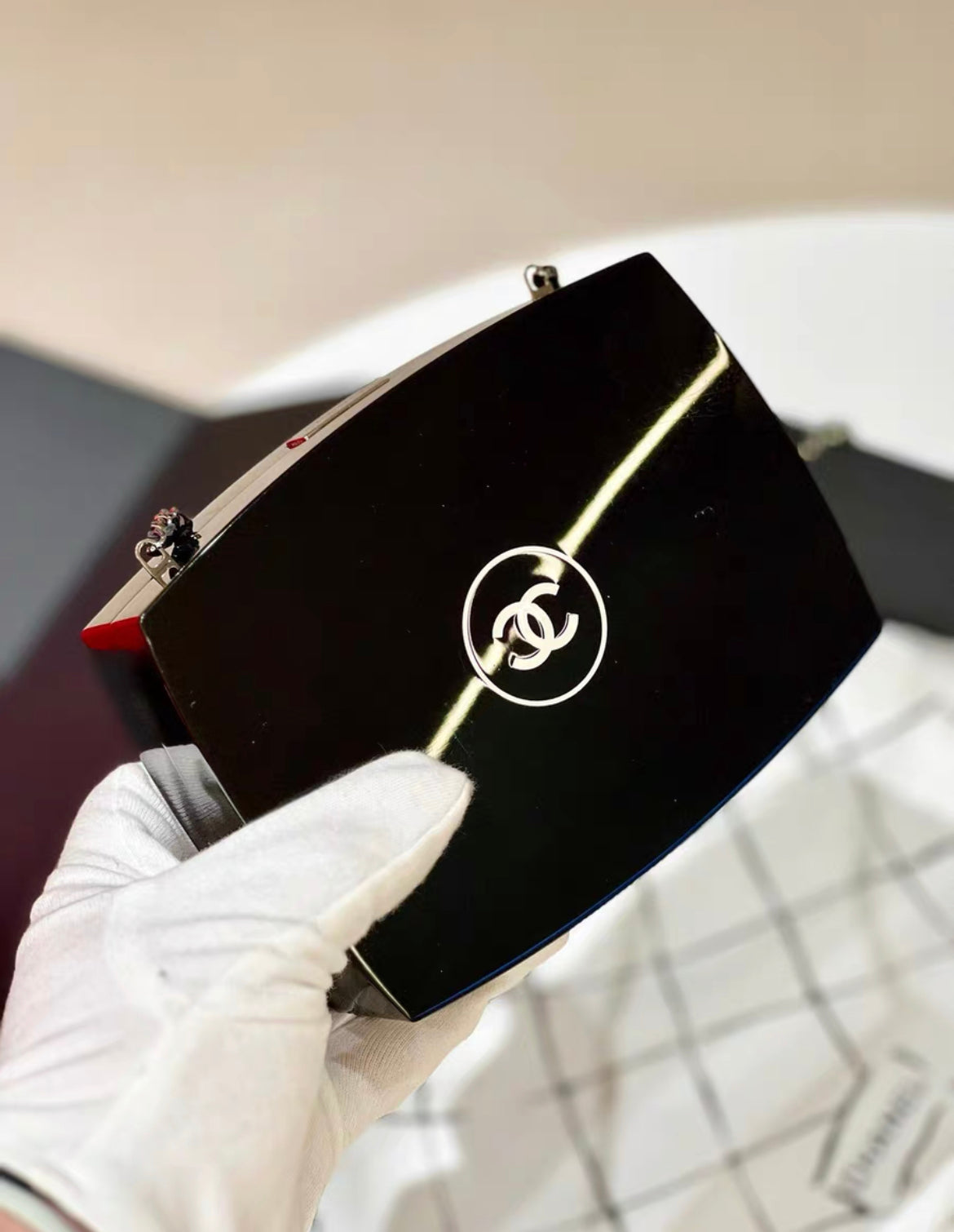 Chanel Timeless Leather Black Clutch Style 2
