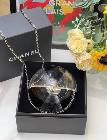 Chanel Leather Silver Shoulder Bag Leather