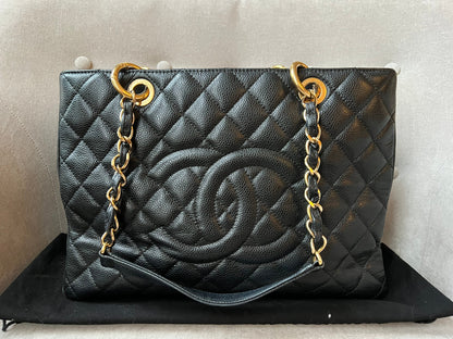 Chanel Caviar Black Luxury Tote