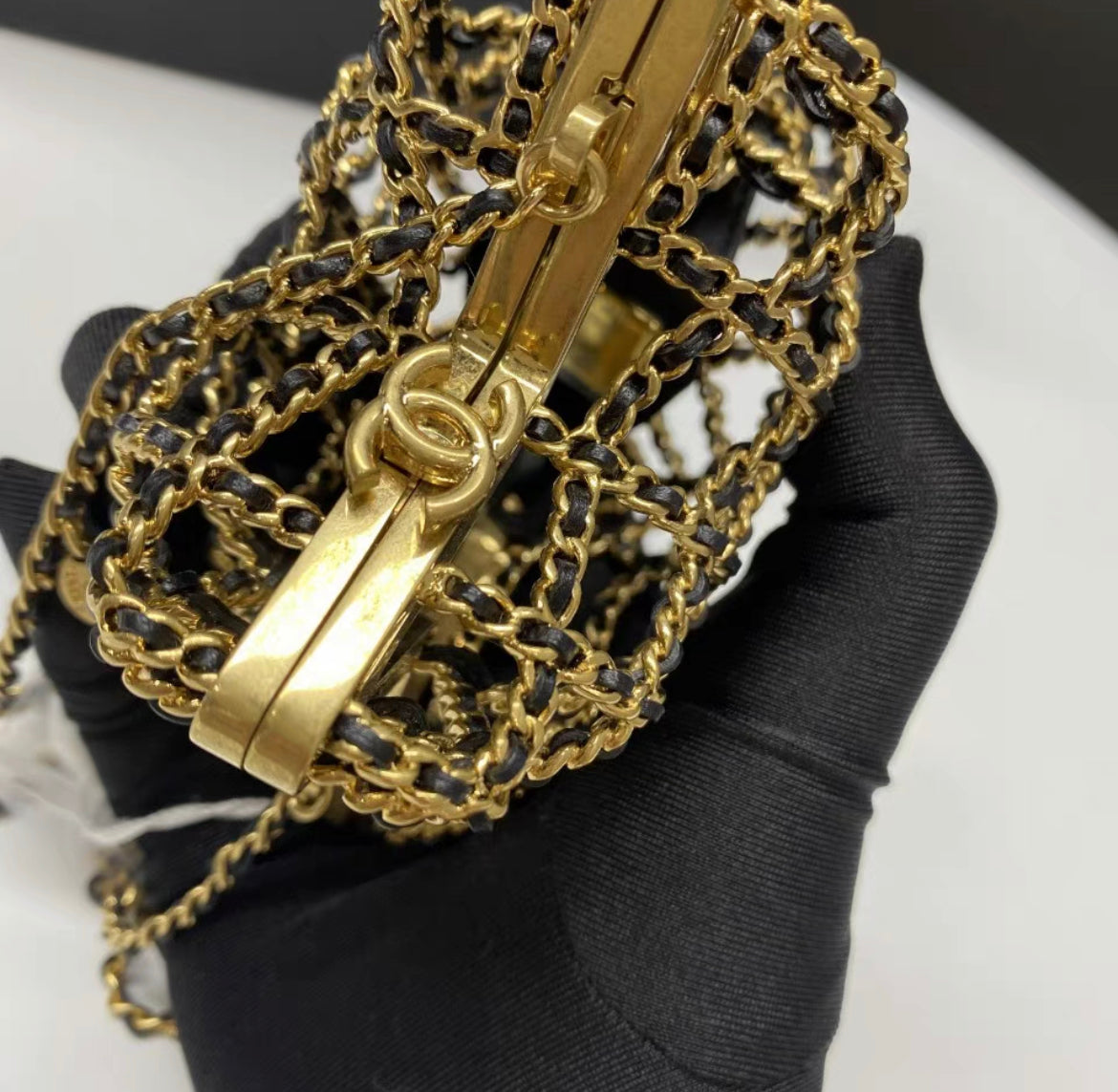 Chanel Luxury Lambskin Gold Handbag Style 3
