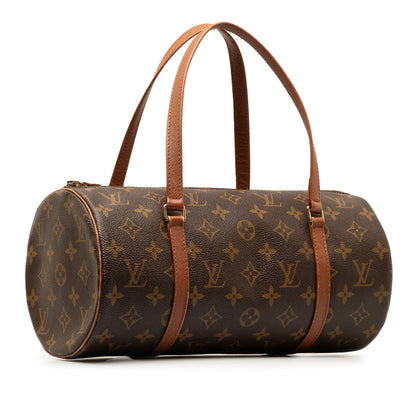 Brown Louis Vuitton Monogram Papillon 30 HandBag