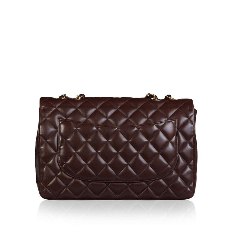 Chanel Lambskin Brown Shoulder Bag