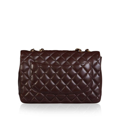Chanel Lambskin Brown Shoulder Bag