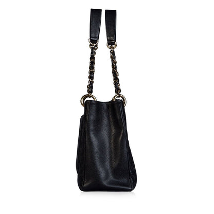 Chanel Classic Flap Caviar Black Tote Bag Caviar