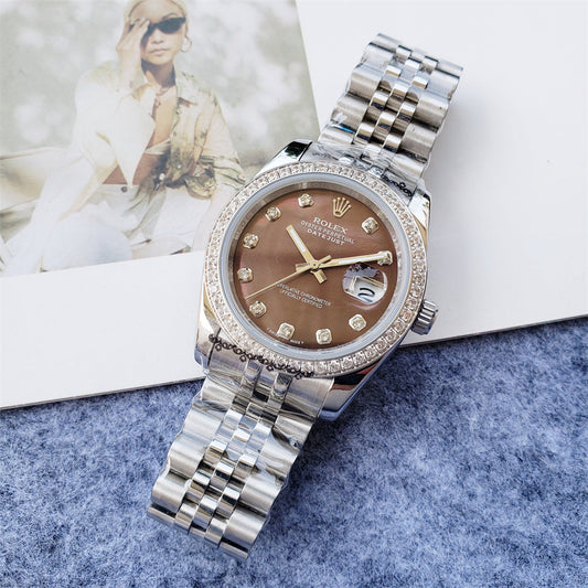 Rolex Datejust 36mm Brown Dial Silver