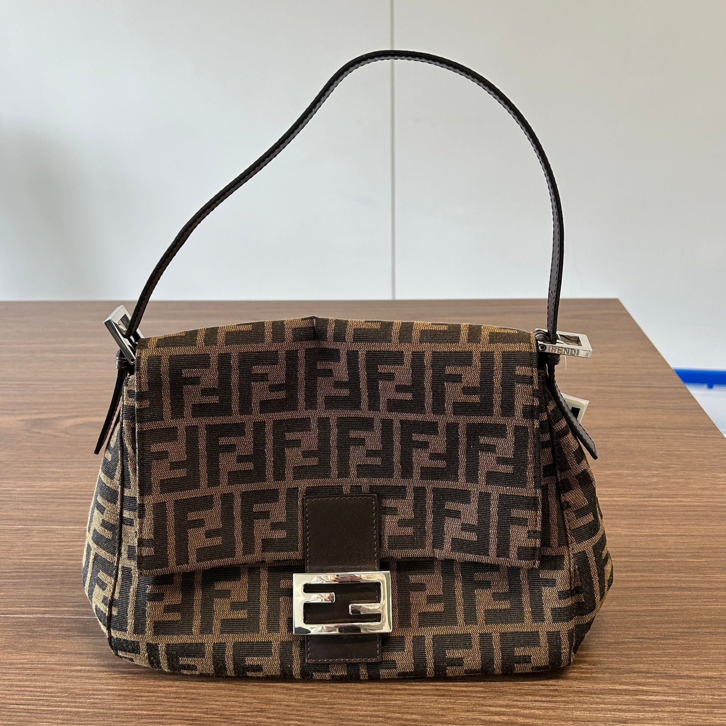 Fendi Zucca FF Baguette - Brown Shoulder Bags, Handbags LB121658