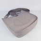 Luxury Hermes Evelyne I Handbag Grey Silver