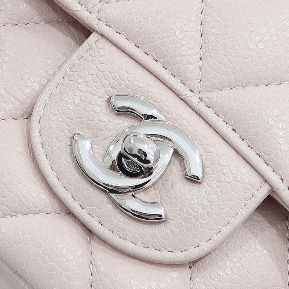 Chanel Flap Caviar Pink Chain Shoulder Bag