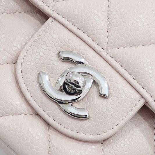 Chanel Flap Caviar Pink Chain Shoulder Bag