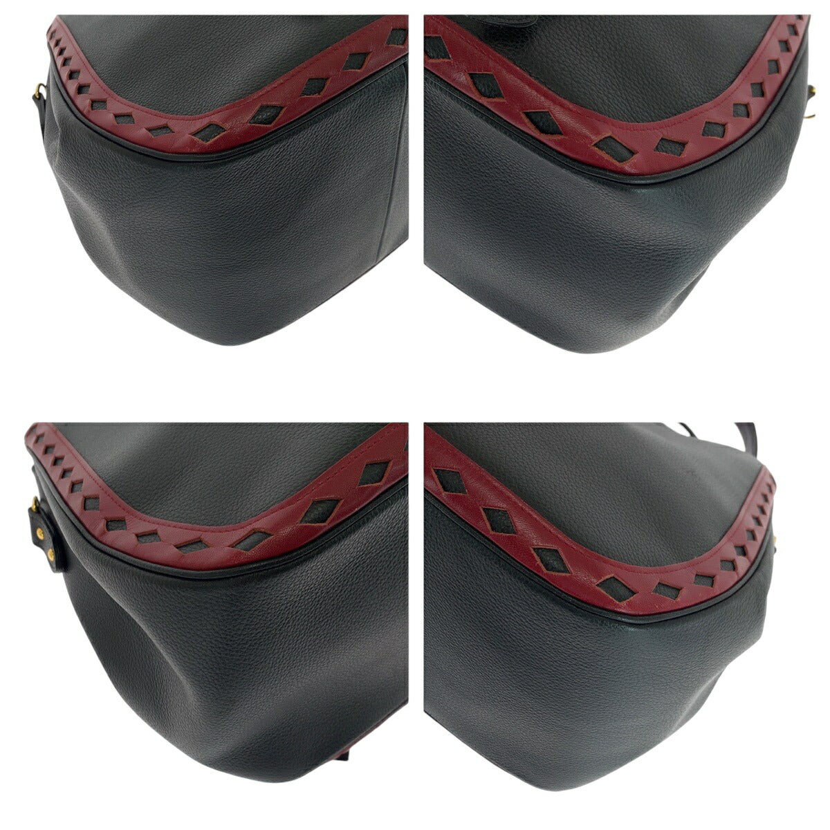 Saint Laurent Leather Red Handbag Style 28